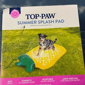Top Paw Yellow and Green Summer Splash Pad